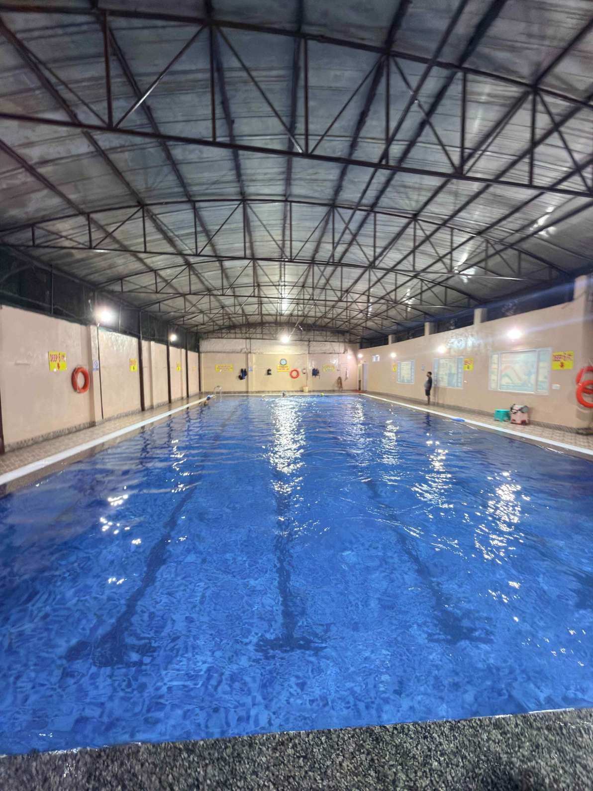 Inside the Club Square Sports Academy — swimming pool